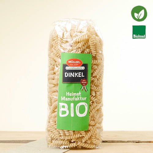 Bio Fussili Nudeln - abgepackt in 500g